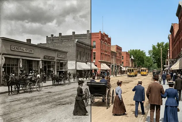 Colorizing a black and white historical photo using Old Photo Restore.